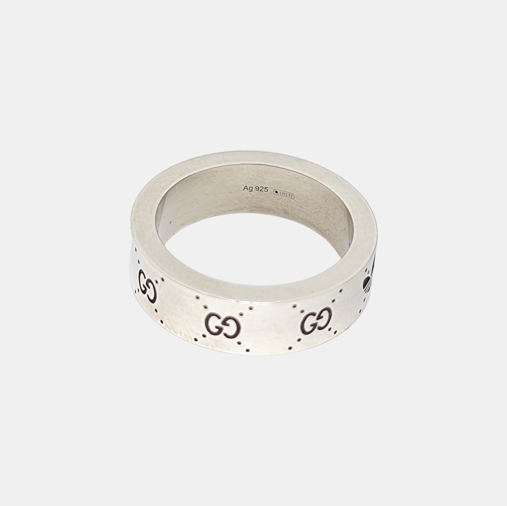 Adidas X Gucci 925 Sterling Silver Ring HK 13