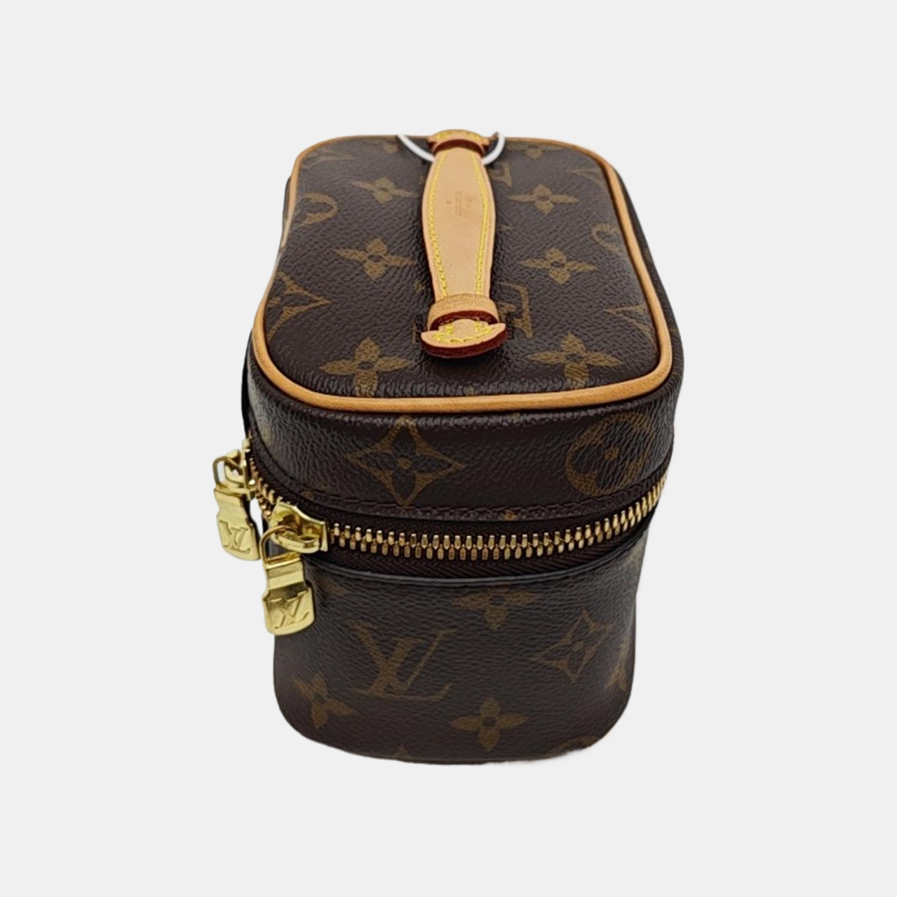 NICE Super Mini Monogram Coated Canvas Brown
