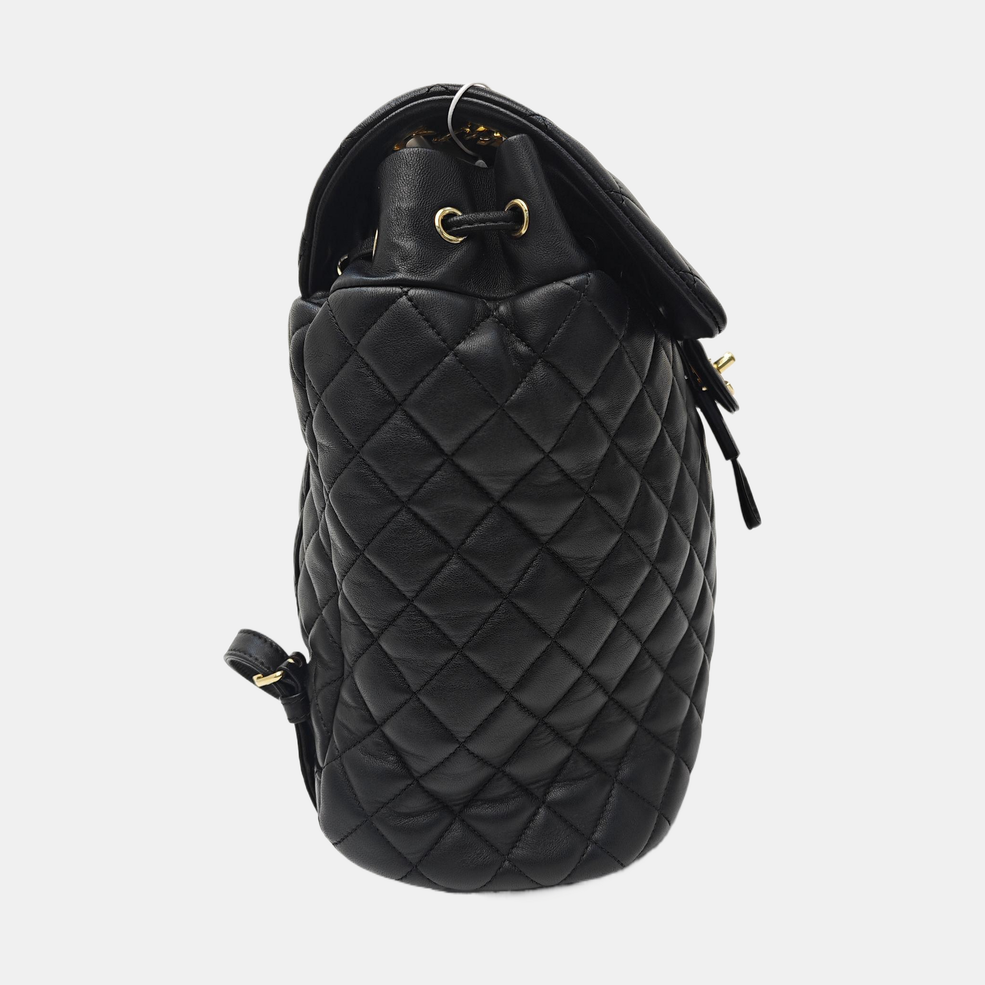 URBAN SPIRIT Quilted Calfskin Black