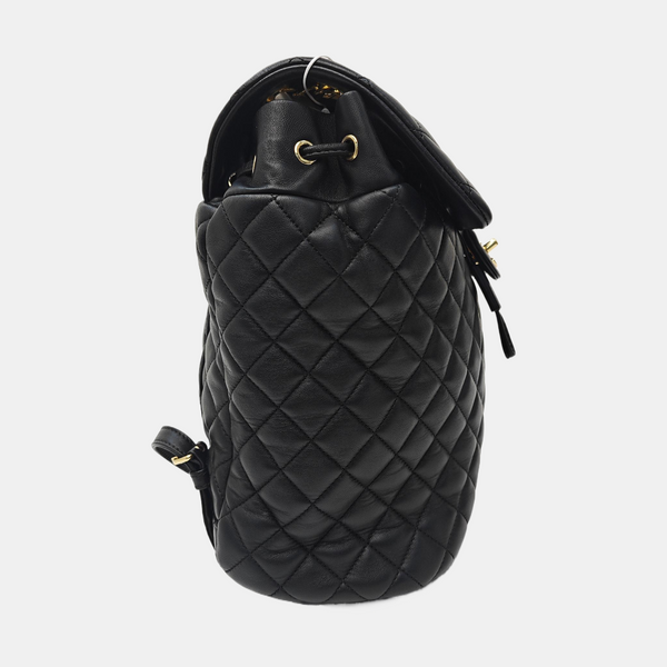 URBAN SPIRIT Quilted Calfskin Black