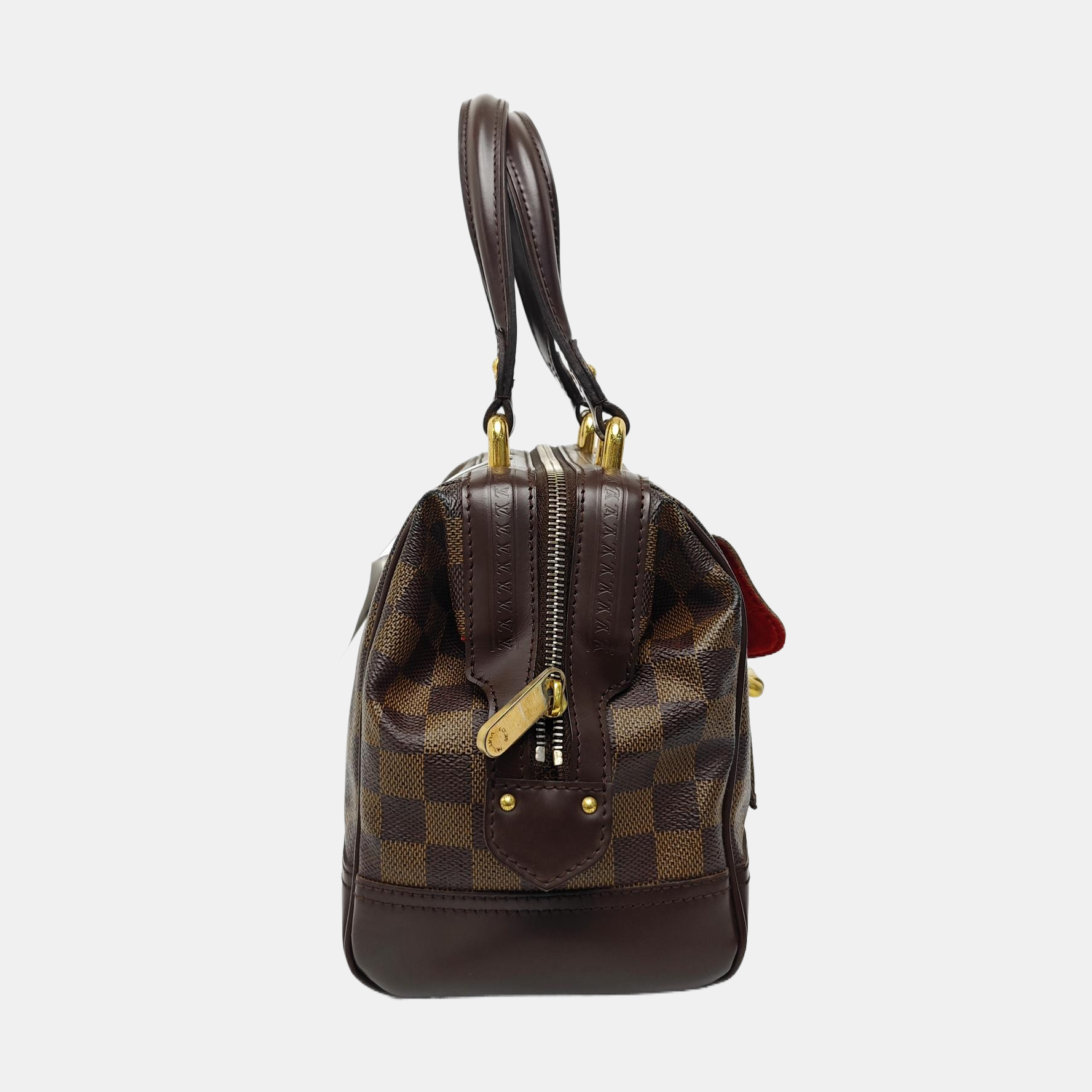 KNIGHTSBRIDGE Damier Ebene Coated Canvas Brown