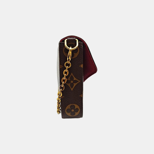 FÉLICIE Monogram Coated Canvas Brown