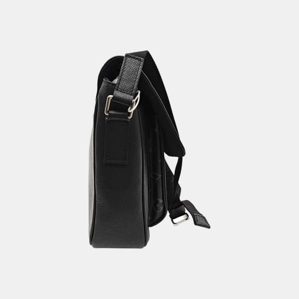 TAIGARAMA Monogram Coated Canvas Black
