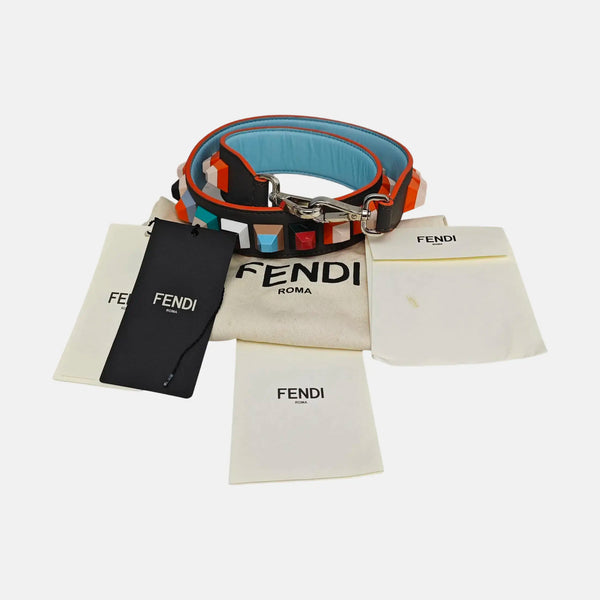 Leather Bag Strap Gray