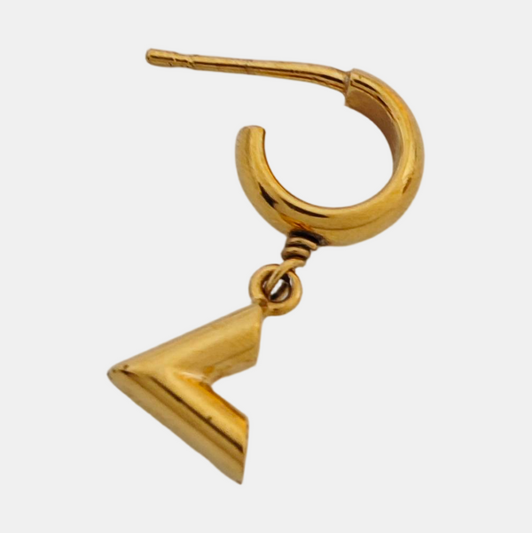 Metal Gold Stud Earrings