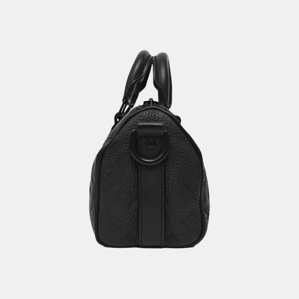 KEEPALL 25 Monogram Calfskin Black