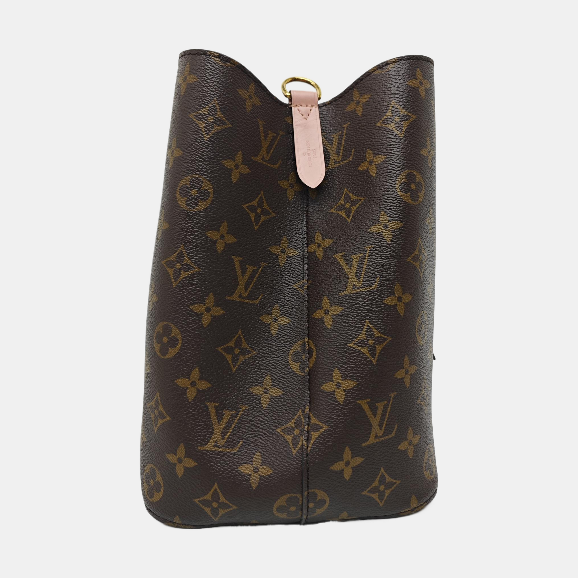 NÉONOÉ MM Monogram Coated Canvas Brown
