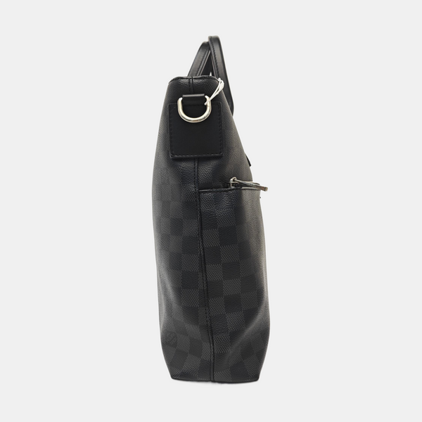 7 DAYS A WEEK Damier Graphite Coated Canvas Gray