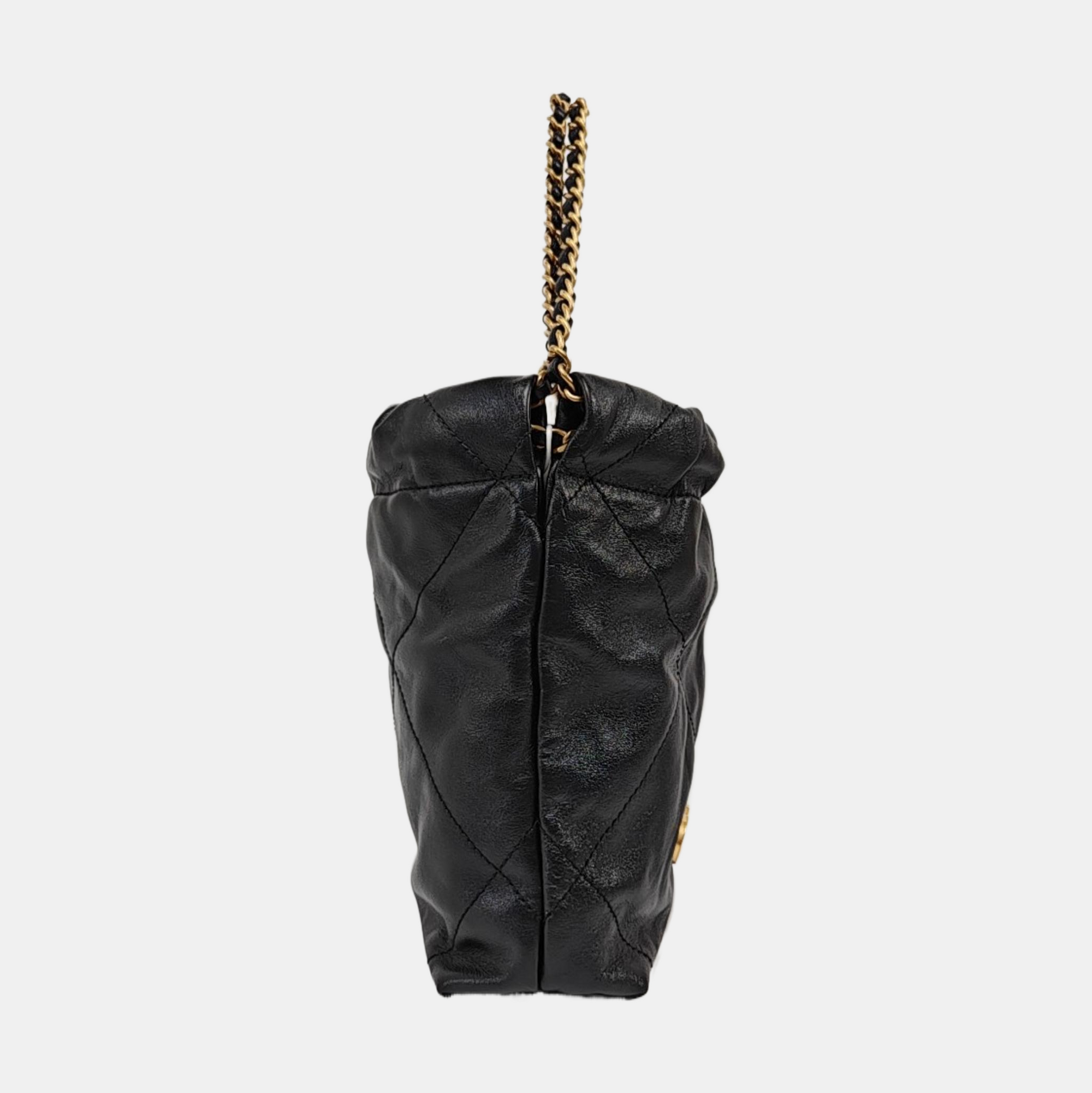 CHANEL 22 Mini Quilted Calfskin Black