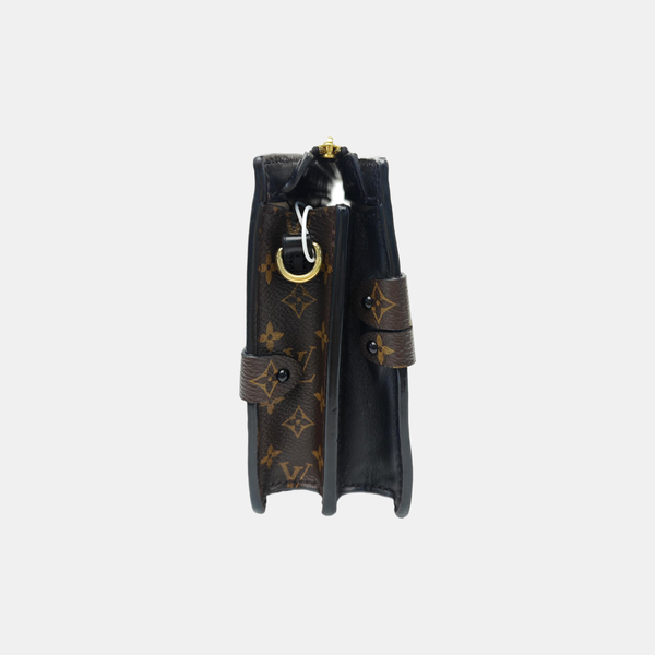 TRUNK Monogram Coated Canvas Brown