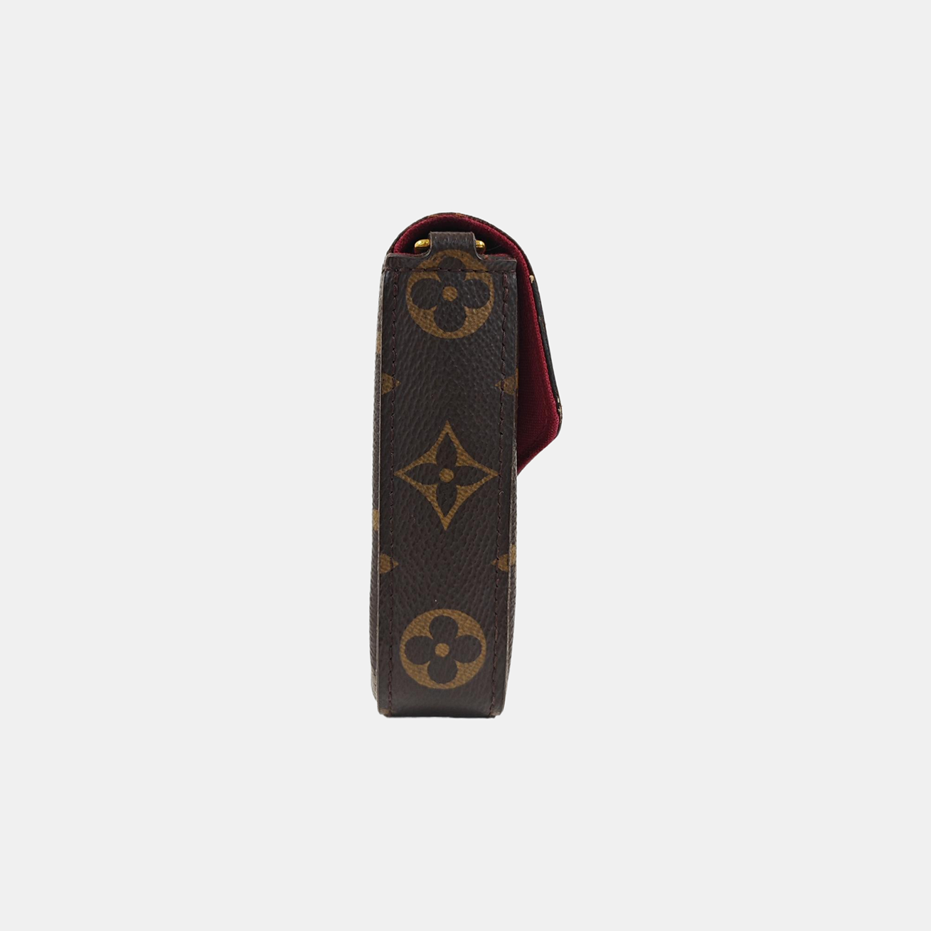 FÉLICIE Monogram Coated Canvas Brown