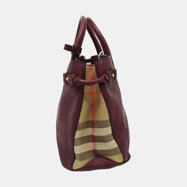 The Banner Medium Calfskin Red