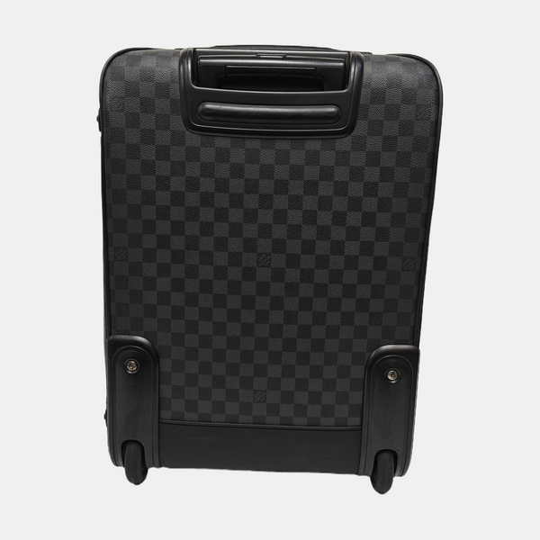 PEGASE 55 Damier Graphite Coated Canvas Black