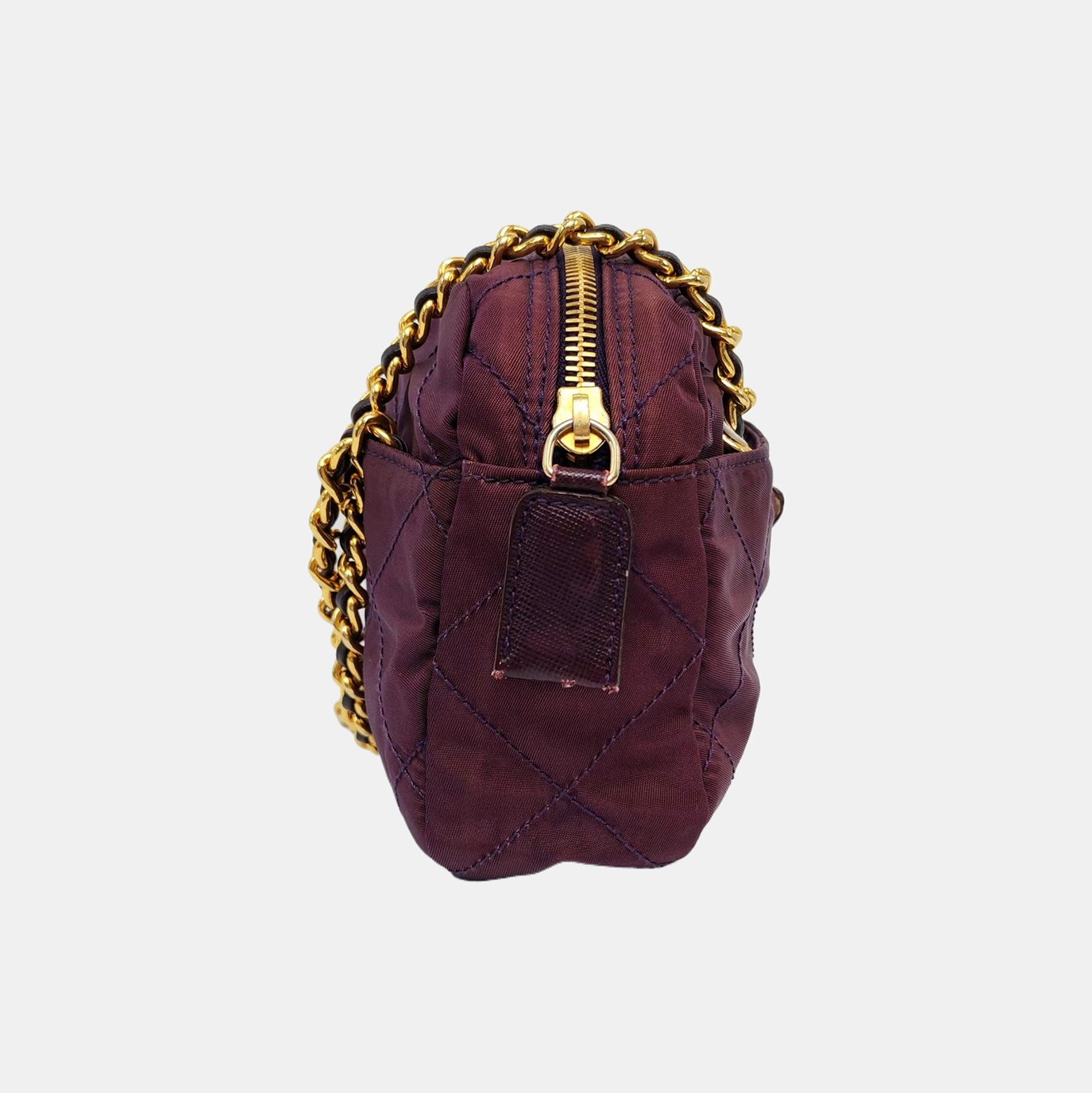 Quilted Nylon Purple