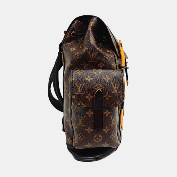 CHRISTOPHER PM Monogram Coated Canvas Brown