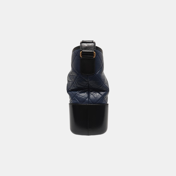 GABRIELLE Medium Quilted Calfskin Blue