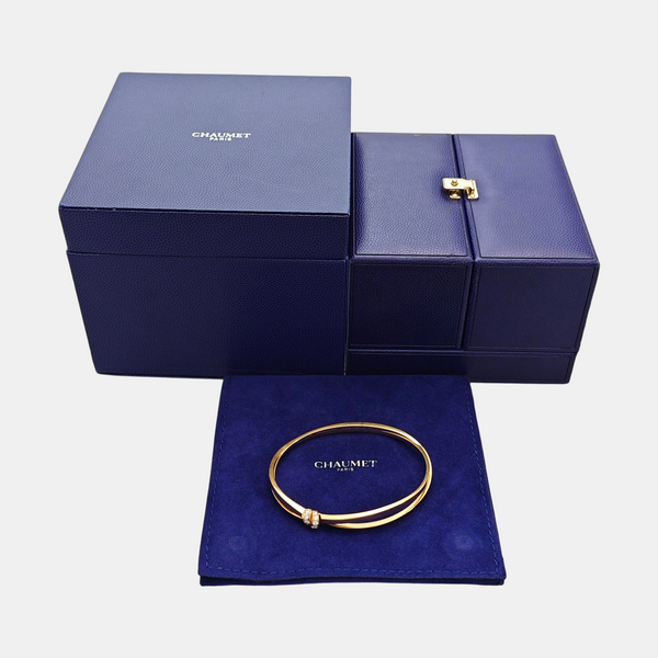 Liens Évidence 18k Rose Gold Bangle