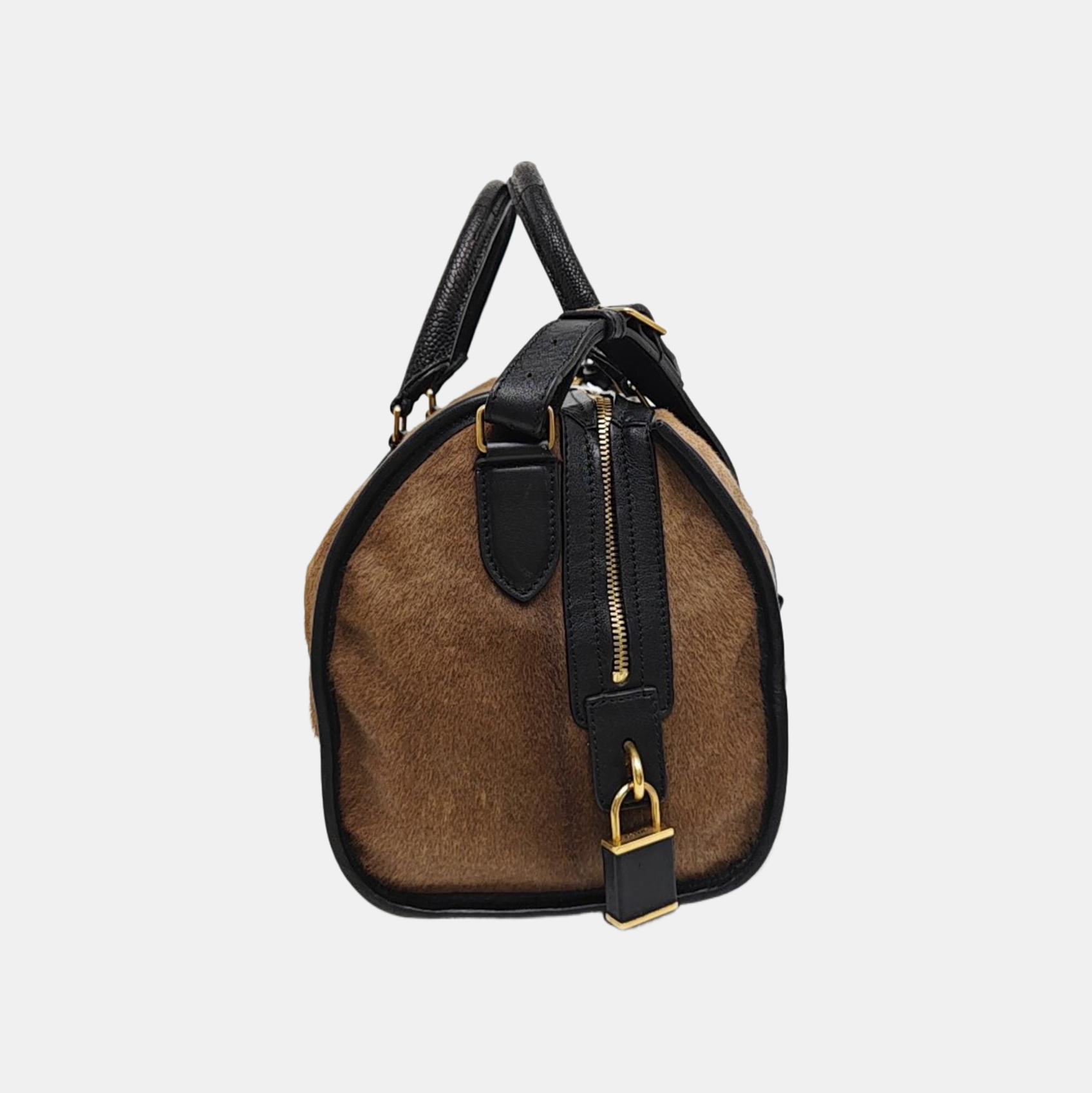 Horsehair Shoulder Bag Brown