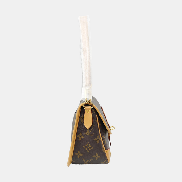 DIANE Monogram Coated Canvas Brown
