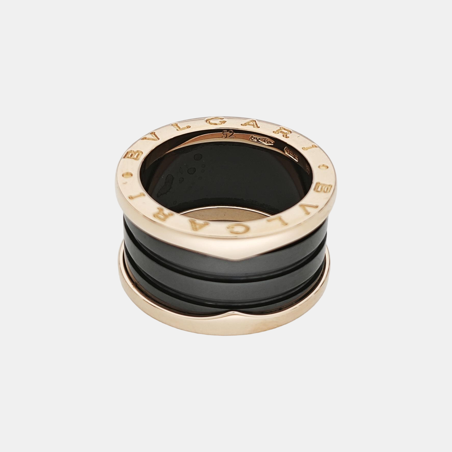 B.ZERO1 18k Rose Gold Ring EU 52