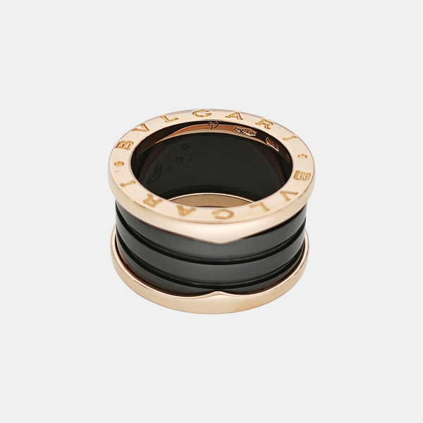 B.ZERO1 18k Rose Gold Ring EU 52