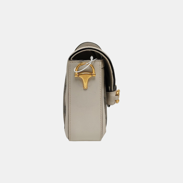 Horsebit 1955 Mini Coated Canvas Beige