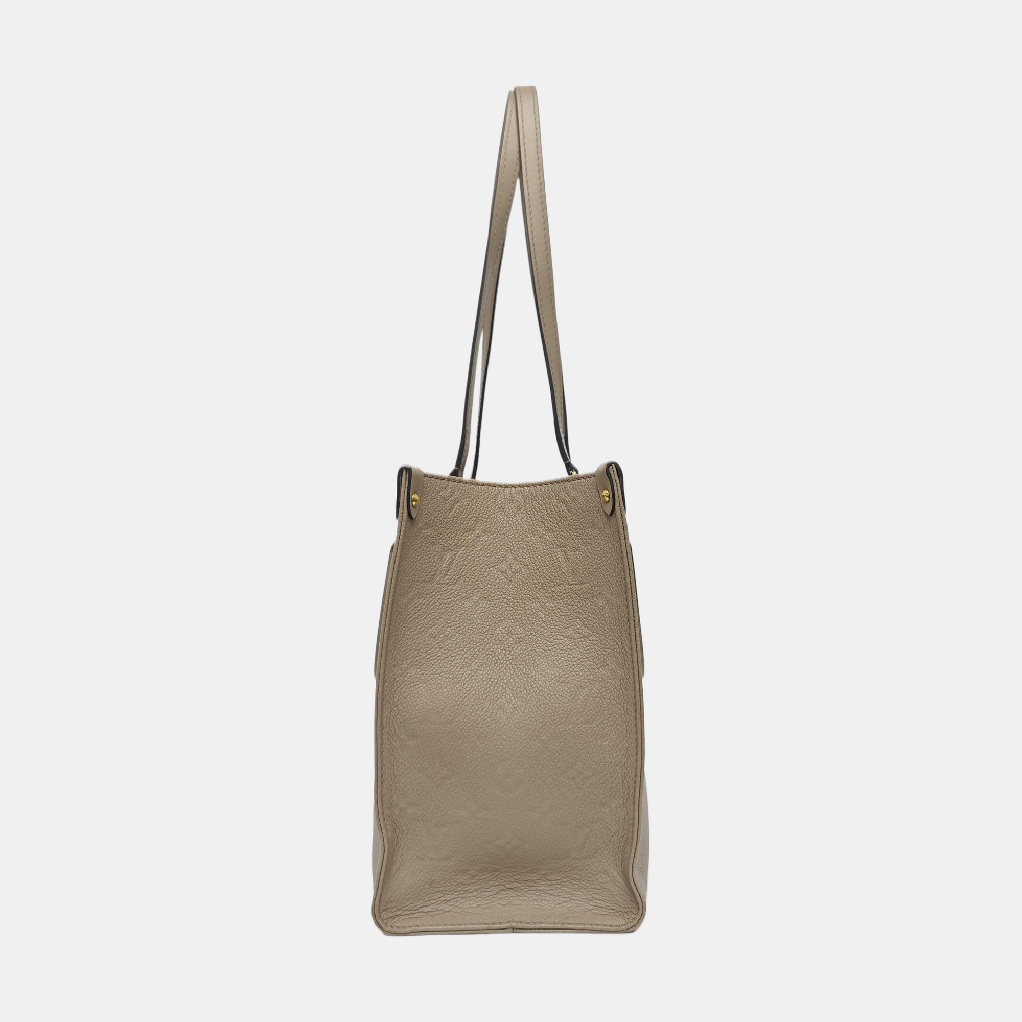 ONTHEGO MM Monogram Calfskin Gray