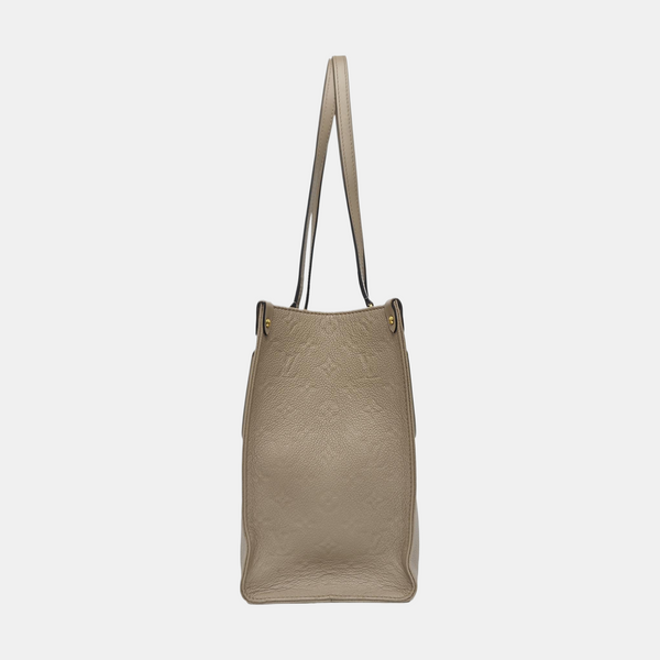 ONTHEGO MM Monogram Calfskin Gray