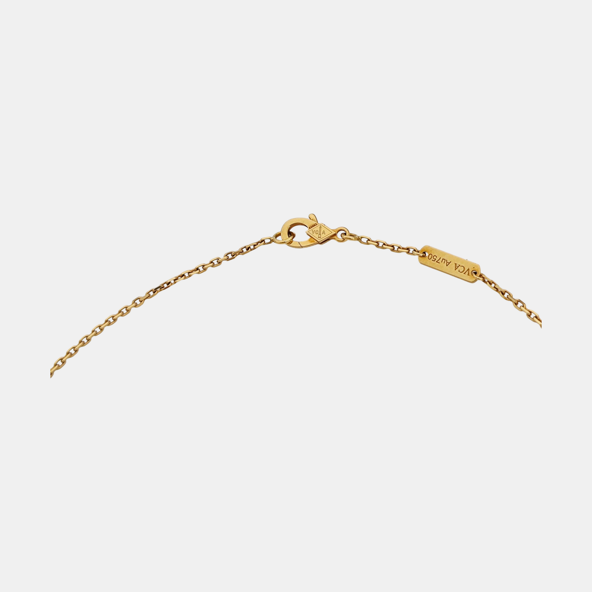 Vintage Alhambra 18k Gold Necklace