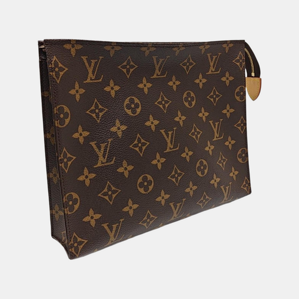 TOILET POCKET 26 Monogram Coated Canvas Brown