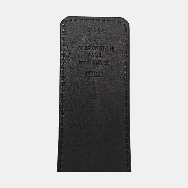 Coated Canvas Belt Brown