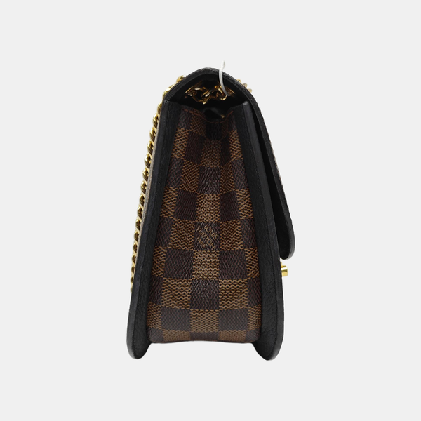 WIGHT Damier Ebene Coated Canvas Brown