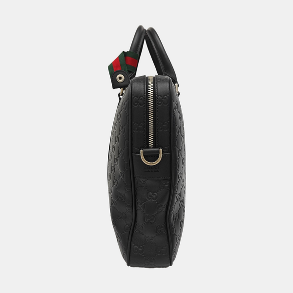 Signature Monogram Calfskin Black
