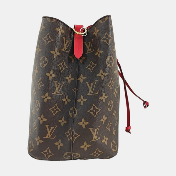 NÉONOÉ MM Monogram Coated Canvas Brown
