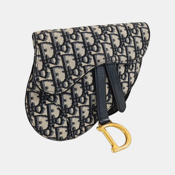 Saddle Mini Oblique Fabric Blue