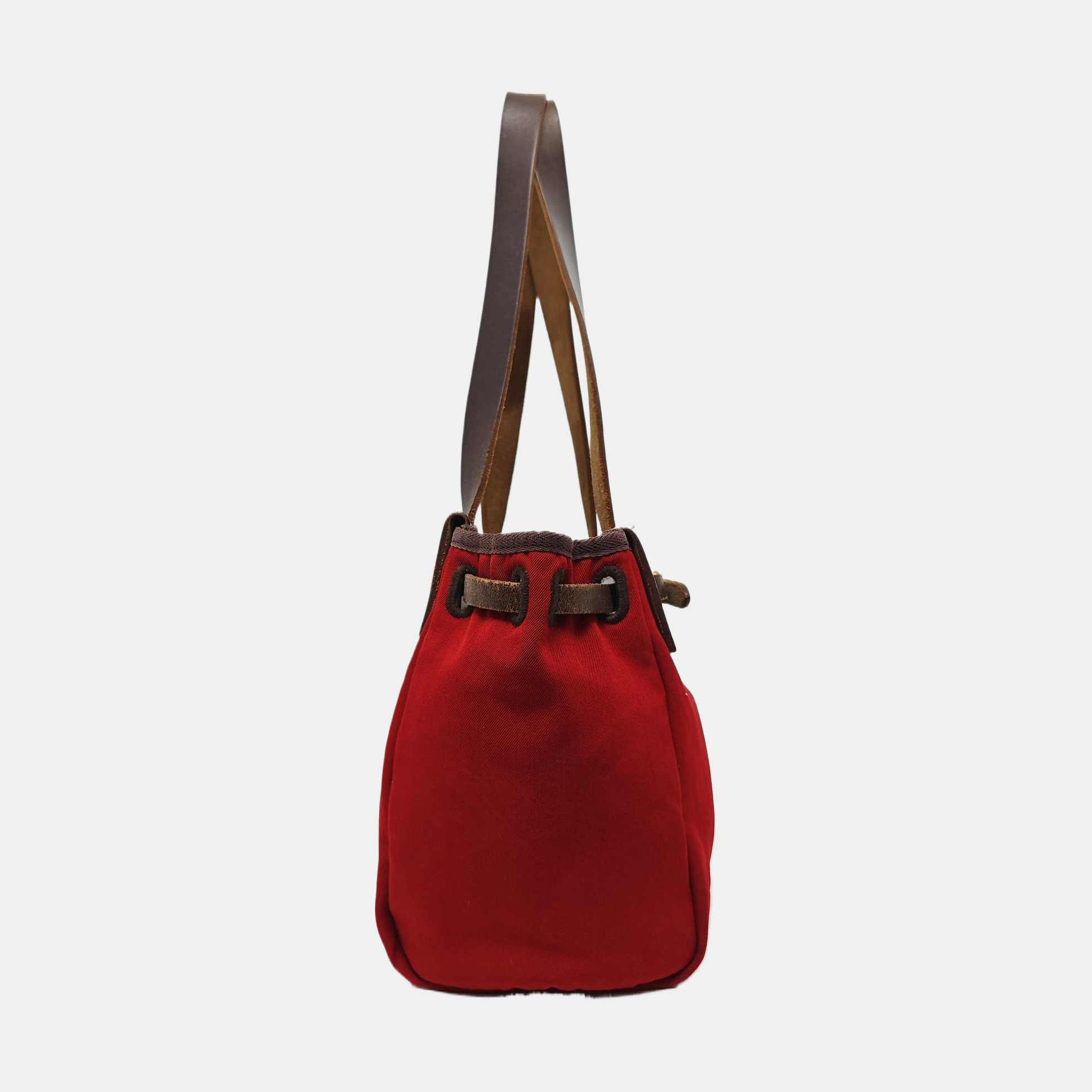 Herbag Cabas Small Canvas Red