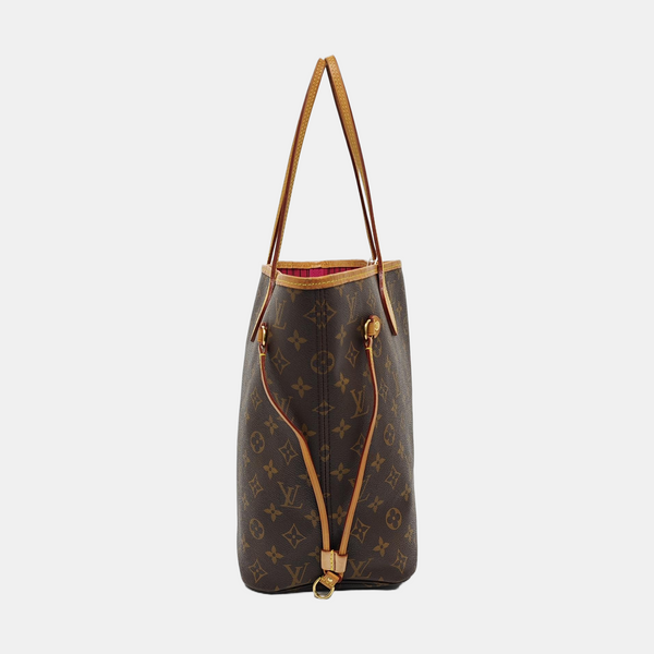 NEVERFULL MM Lona Monogram Revestida Marrón