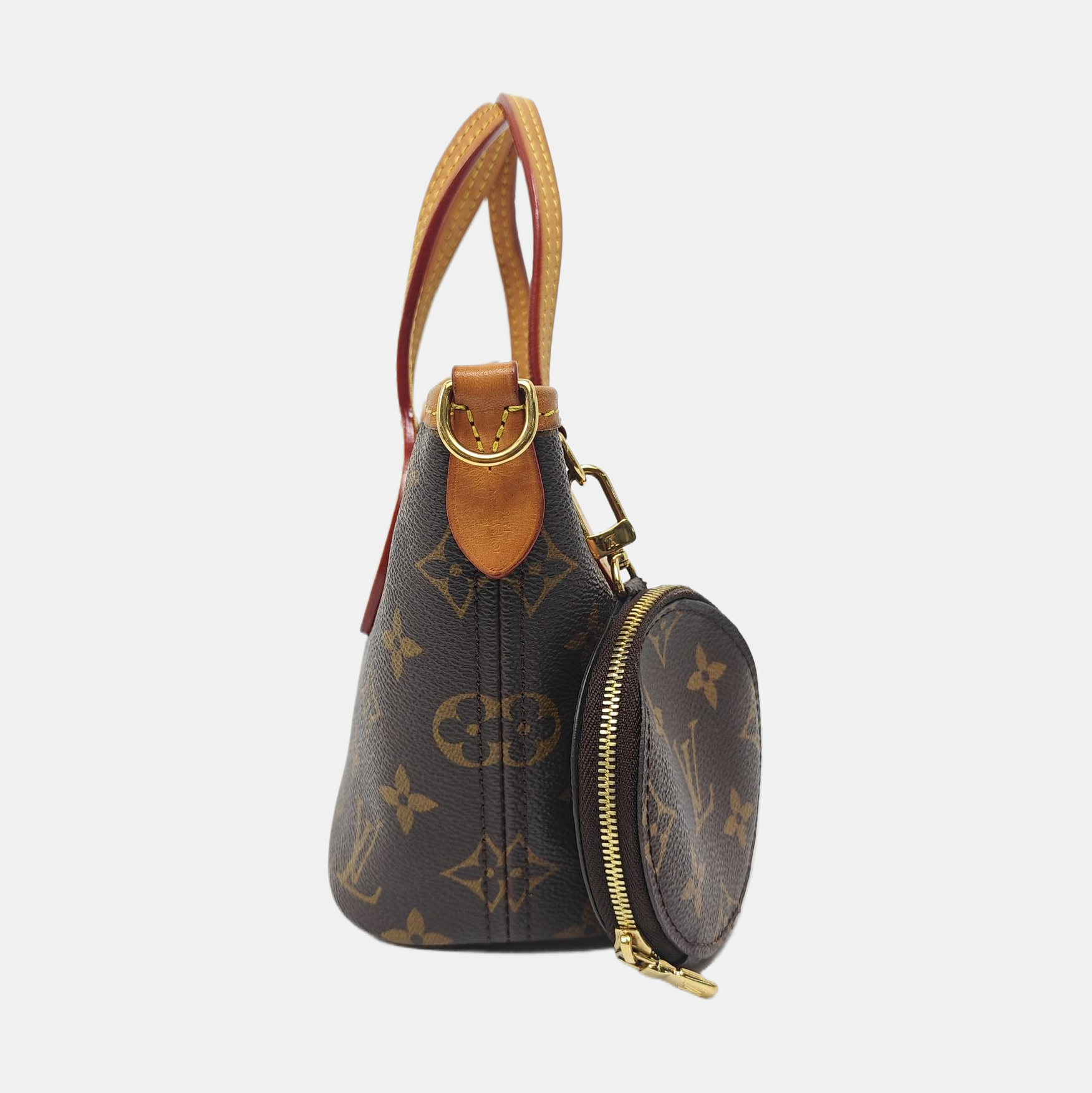 NEVERFULL BB Monogram Coated Canvas Brown