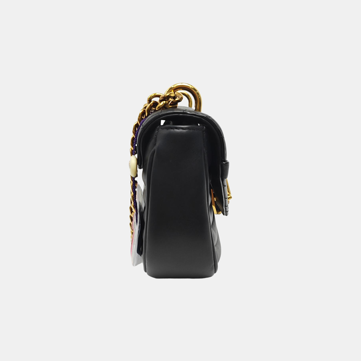 NEW WAVE PM Quilted Calfskin Black