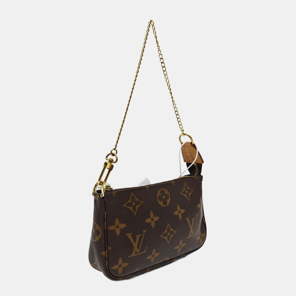 ACCESSOIRES Mini Monogram Coated Canvas Brown