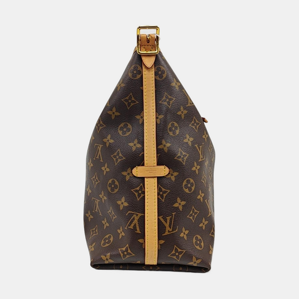 CARRYALL MM Monogram Coated Canvas Brown