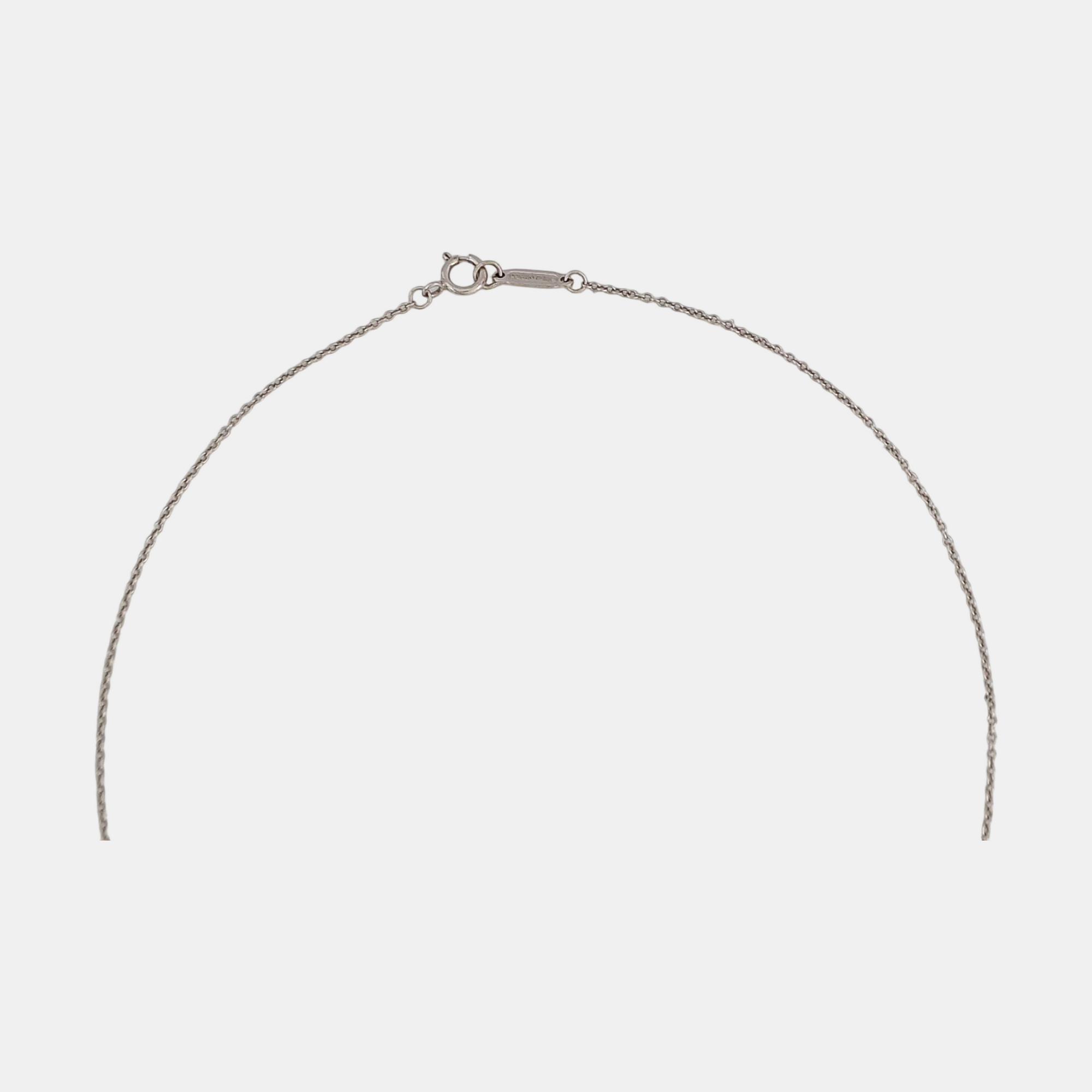 18k White Gold Silver Necklace
