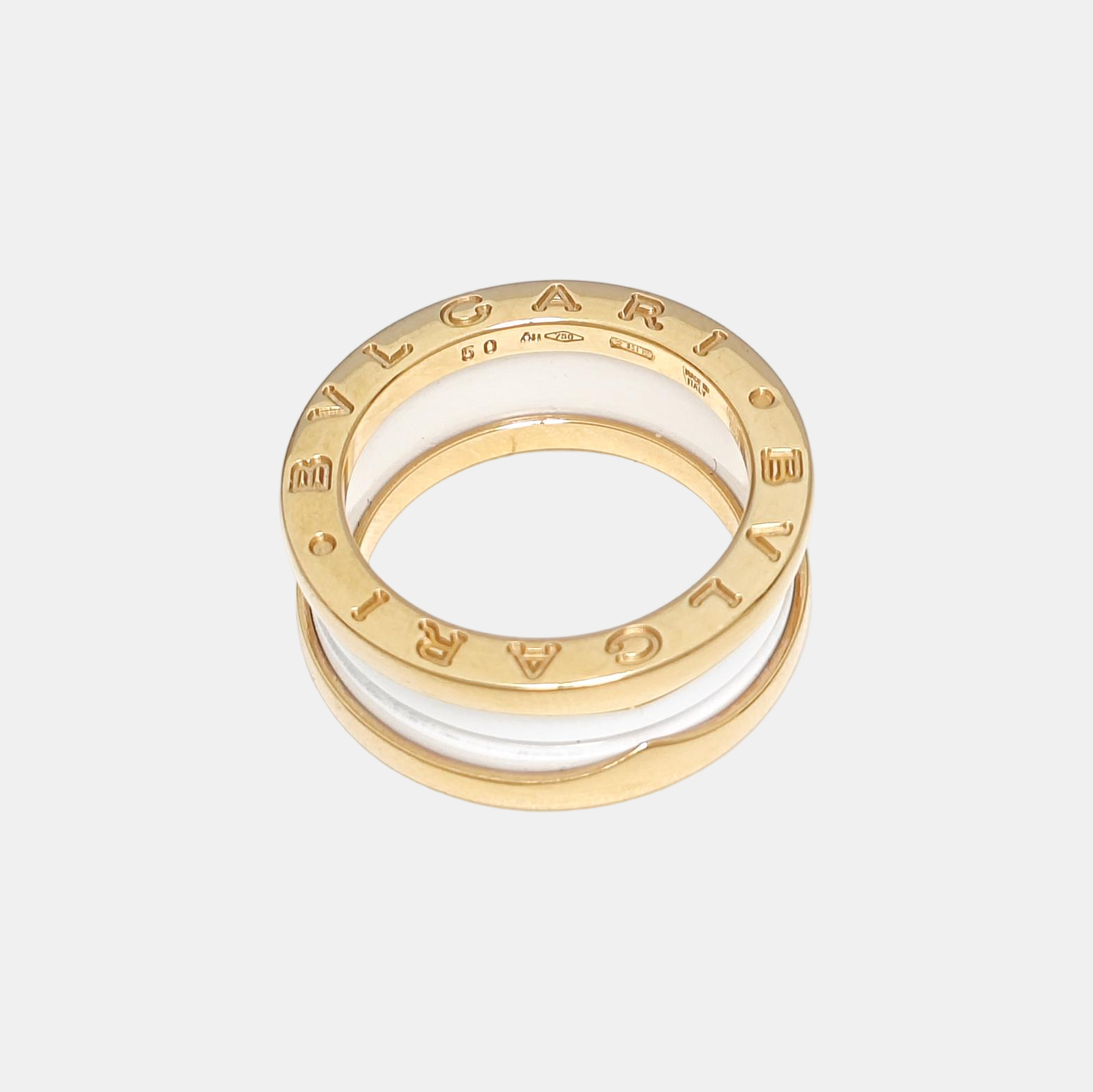 B.ZERO1 18k Rose Gold Ring EU 50