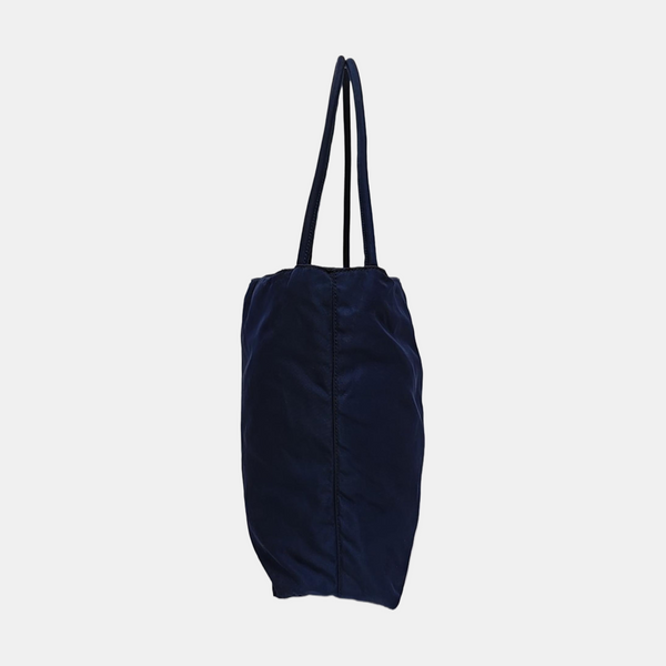 Nylon Tote Bag Blue