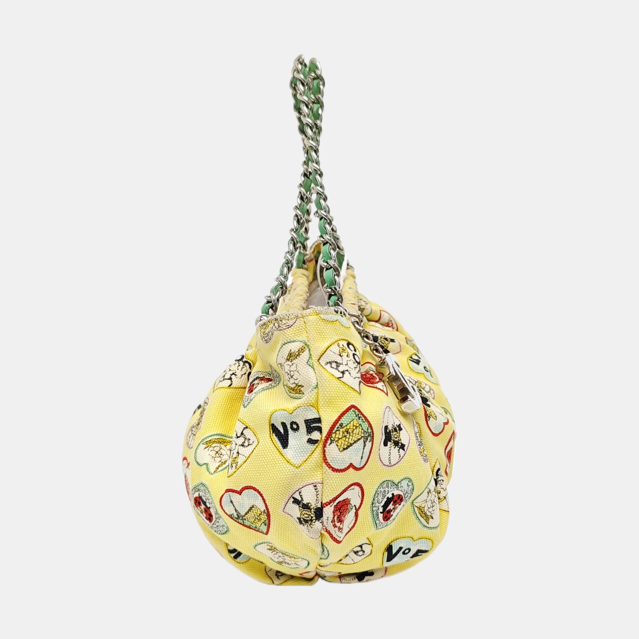 Fabric Top Handle Bag Multicolor