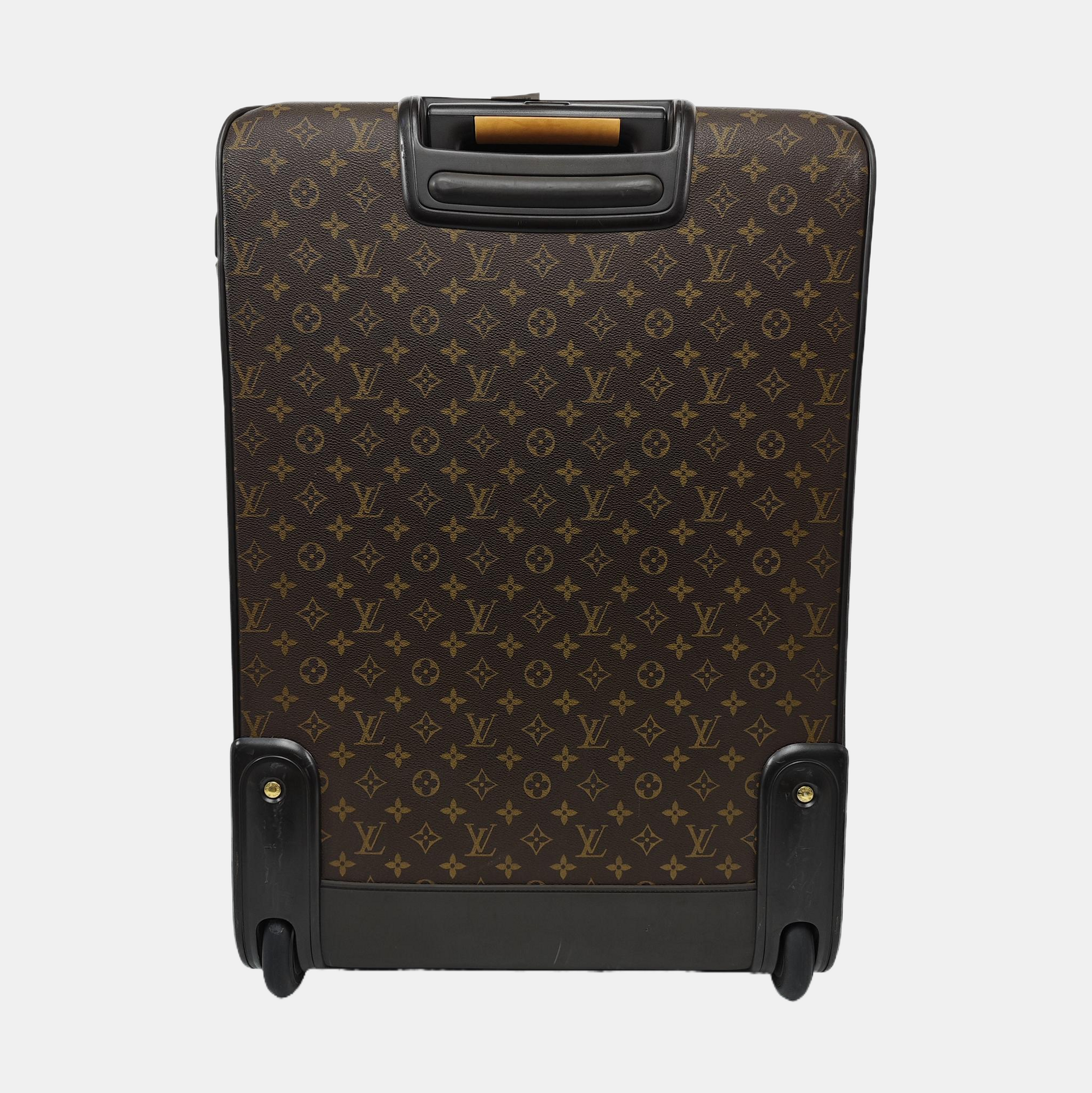 PEGASE 65 Monogram Coated Canvas Brown