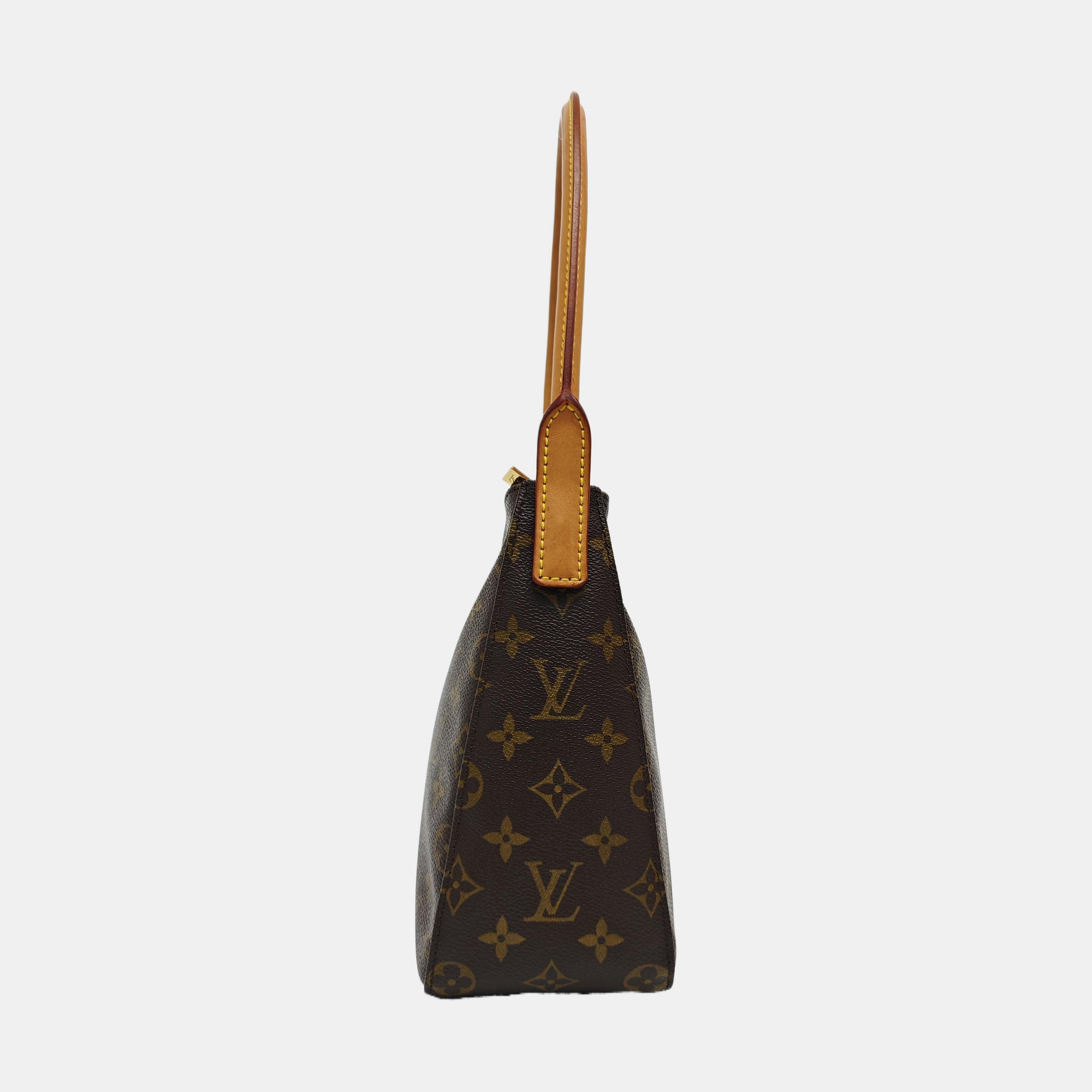 LOOPING MM Monogram Coated Canvas Brown