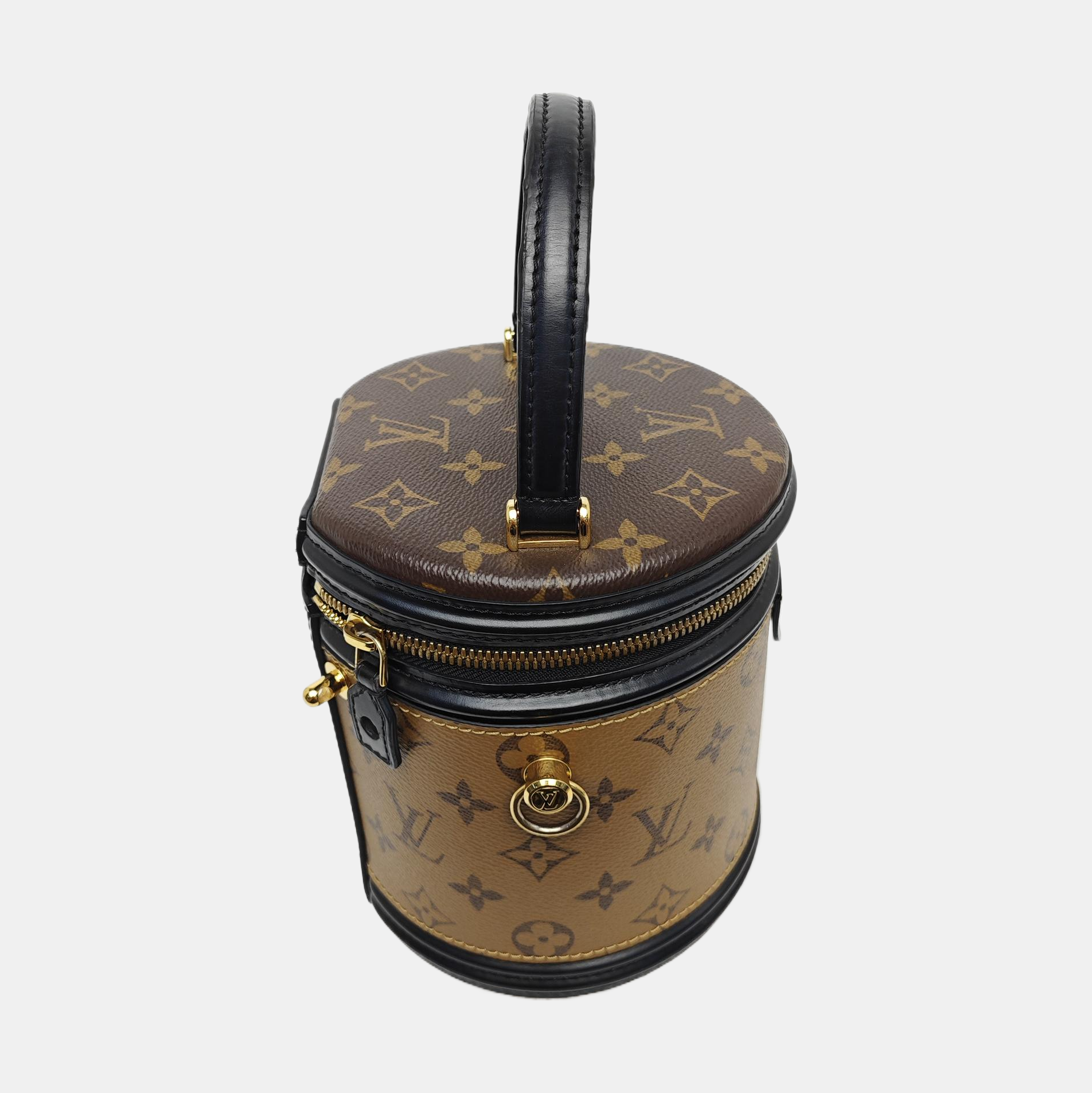 CANNES PM Monogram Coated Canvas Brown