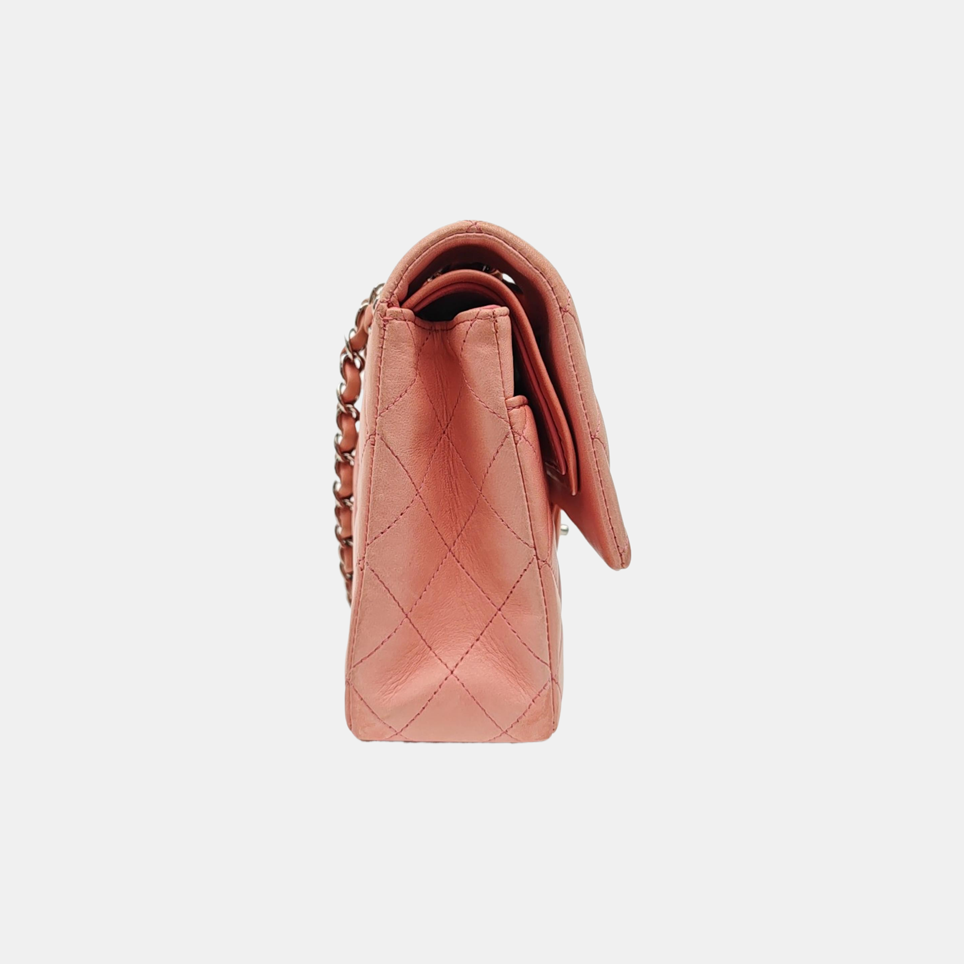 CLASSIC FLAP Small Quilted Lambskin Pink