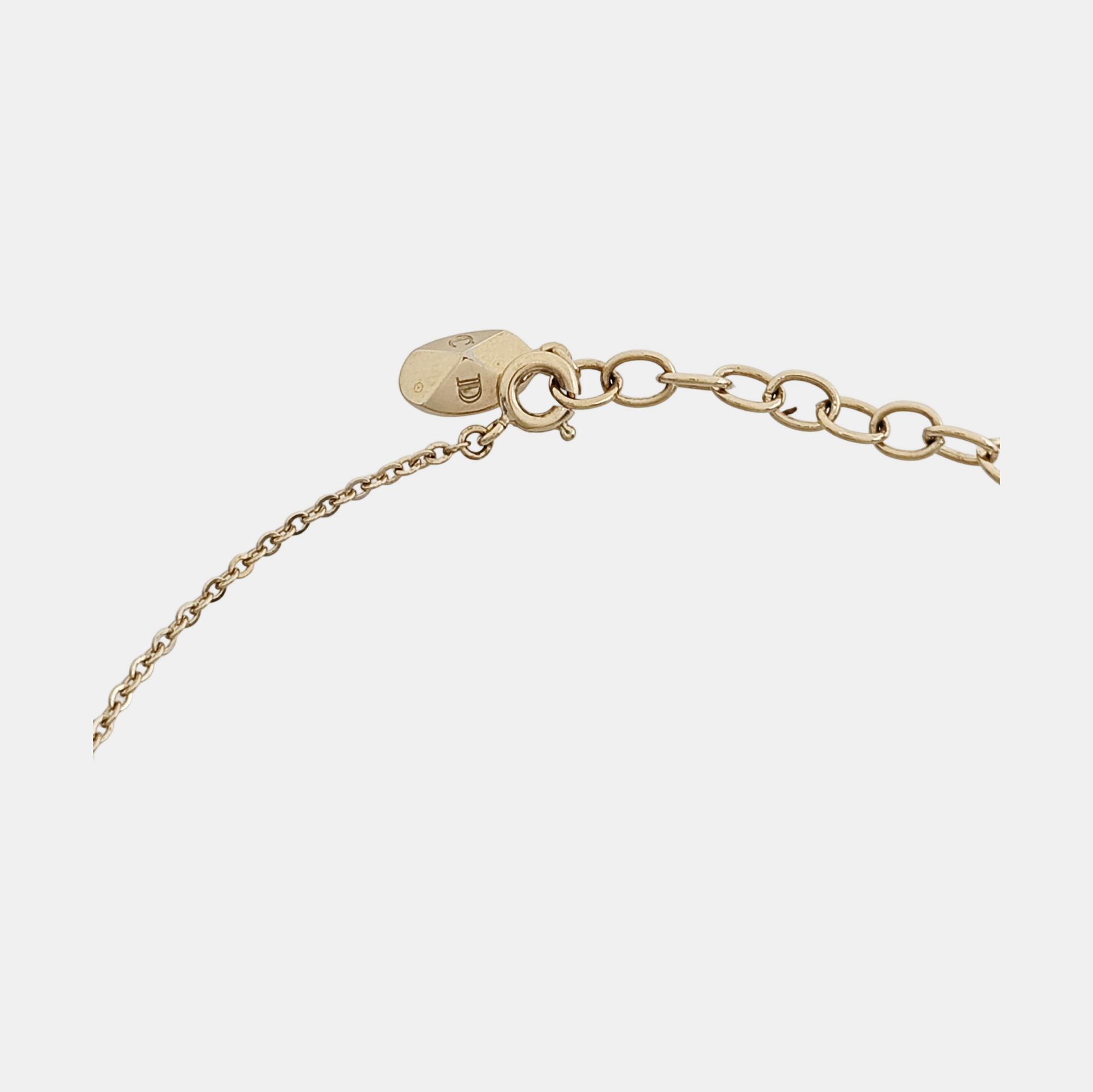 Petit CD Metal Gold Necklace
